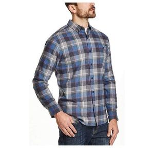 Weatherproof Vintage Men’s Flannel Royal Plaid Size Medium